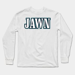 Jawn Philadelphia Football Sports Philly Long Sleeve T-Shirt